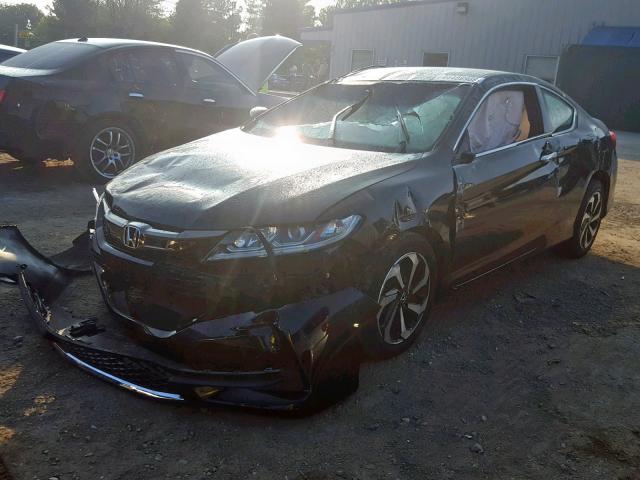 1HGCT1A36HA007383 - 2017 HONDA ACCORD LX- BLACK photo 2