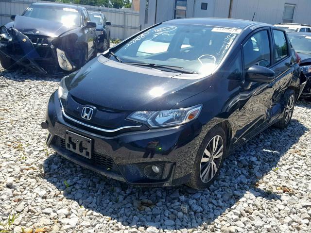 3HGGK5H81FM731415 - 2015 HONDA FIT EX BLACK photo 2