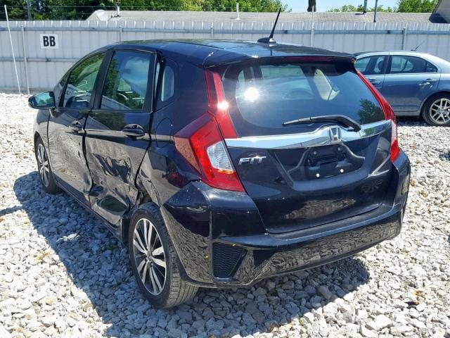 3HGGK5H81FM731415 - 2015 HONDA FIT EX BLACK photo 3