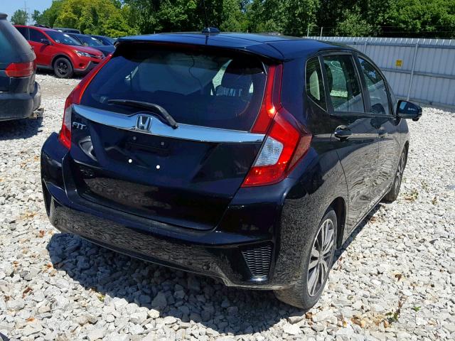 3HGGK5H81FM731415 - 2015 HONDA FIT EX BLACK photo 4