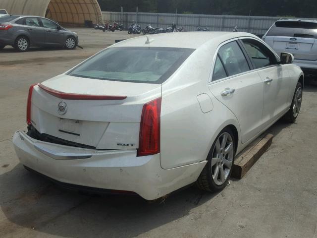 1G6AH5RX4D0131144 - 2013 CADILLAC ATS LUXURY WHITE photo 4