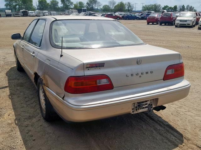 JH4KA7659RC026396 - 1994 ACURA LEGEND L TAN photo 3