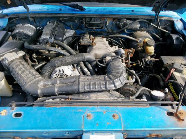 1FTCR15U7RTA90814 - 1994 FORD RANGER SUP BLUE photo 7