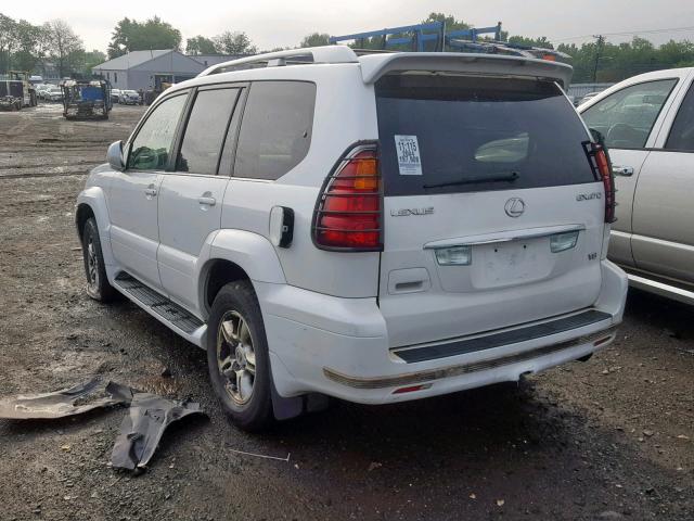 JTJBT20X740034223 - 2004 LEXUS GX 470 WHITE photo 3