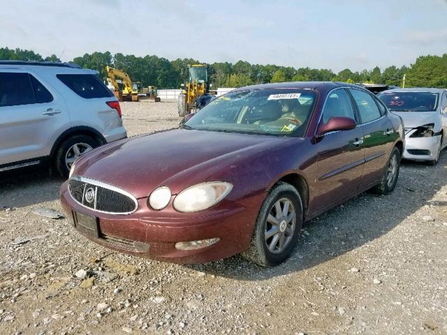 2G4WD582271242574 - 2007 BUICK LACROSSE C MAROON photo 2