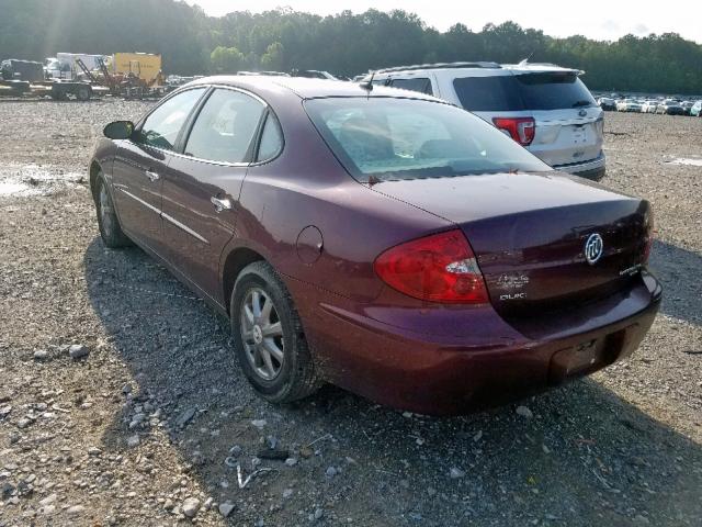 2G4WD582271242574 - 2007 BUICK LACROSSE C MAROON photo 3