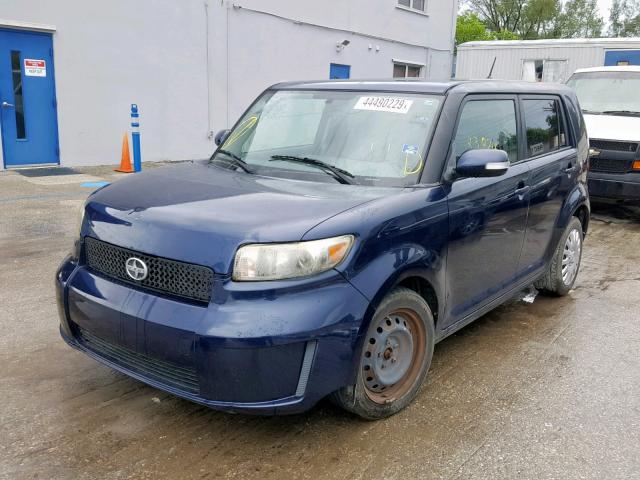 JTLKE50E681017785 - 2008 TOYOTA XB BLUE photo 2