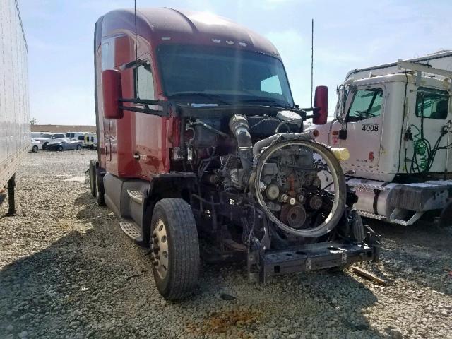 1XKYDP9X2EJ394803 - 2014 KENWORTH CONSTRUCTI RED photo 1