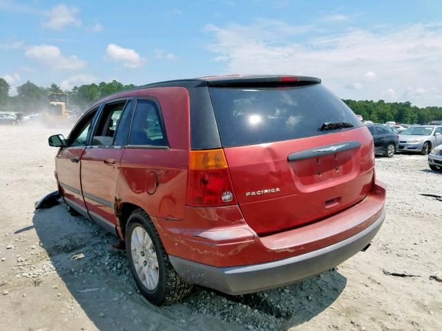 2C4GM48LX5R521863 - 2005 CHRYSLER PACIFICA RED photo 3