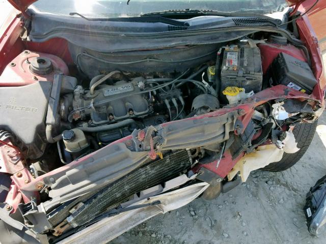 2C4GM48LX5R521863 - 2005 CHRYSLER PACIFICA RED photo 7