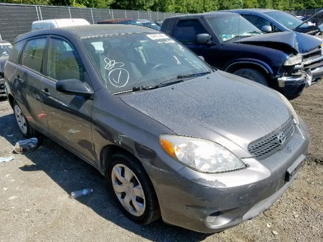 2T1KR32E55C434128 - 2005 TOYOTA MATRIX GRAY photo 1