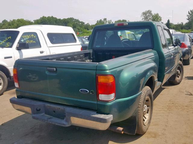 1FTYR14V9XPB95036 - 1999 FORD RANGER SUP GREEN photo 4