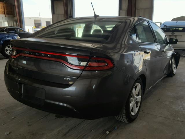 1C3CDFBB3GD555079 - 2016 DODGE DART SXT GRAY photo 4