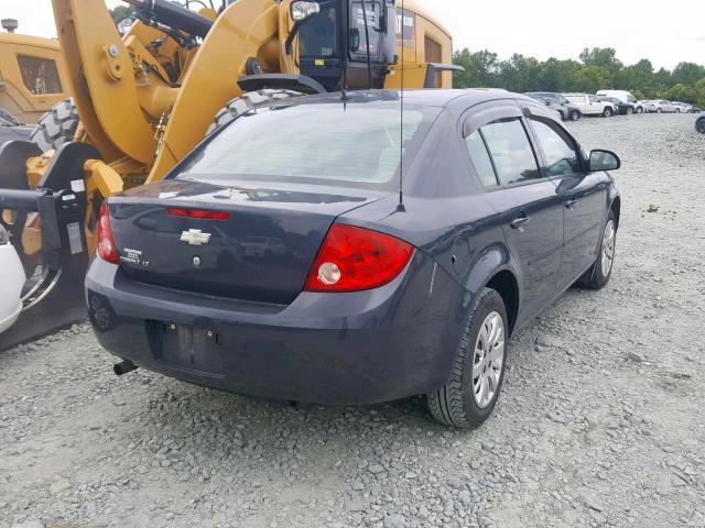 1G1AT58H097215314 - 2009 CHEVROLET COBALT LT GRAY photo 4