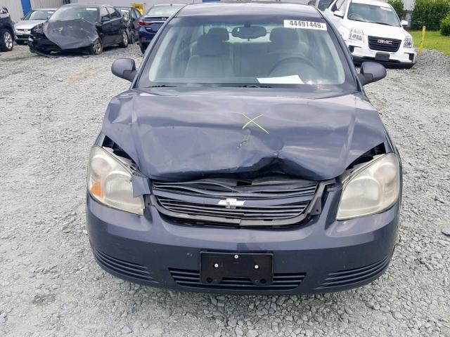 1G1AT58H097215314 - 2009 CHEVROLET COBALT LT GRAY photo 7