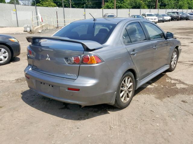 JA32V2FW4GU004166 - 2016 MITSUBISHI LANCER ES GRAY photo 4