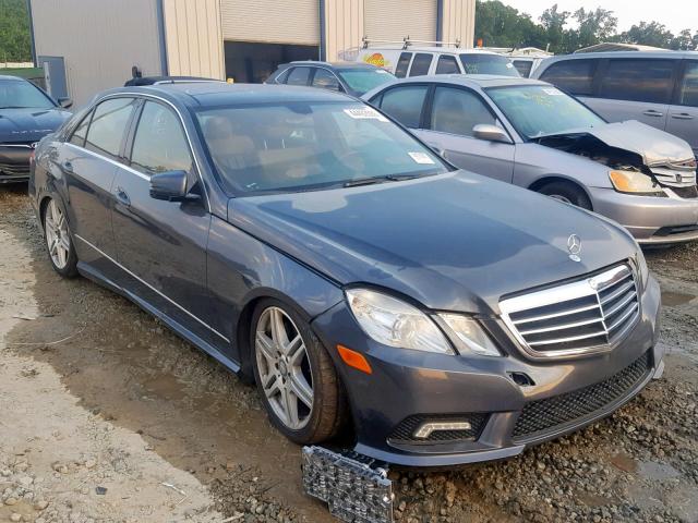 WDDHF7CB4BA307245 - 2011 MERCEDES-BENZ E 550 GRAY photo 1