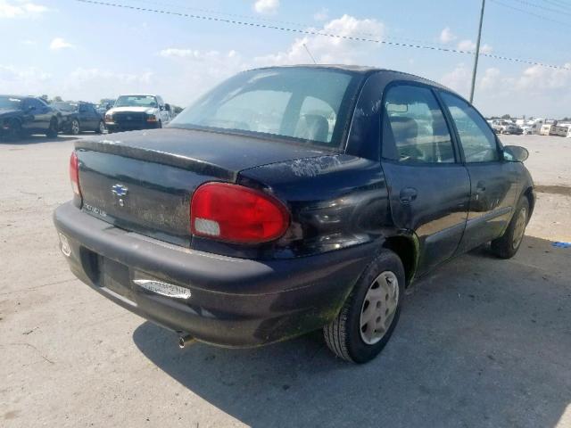 2C1MR5220W6716896 - 1998 CHEVROLET METRO LSI BLACK photo 4