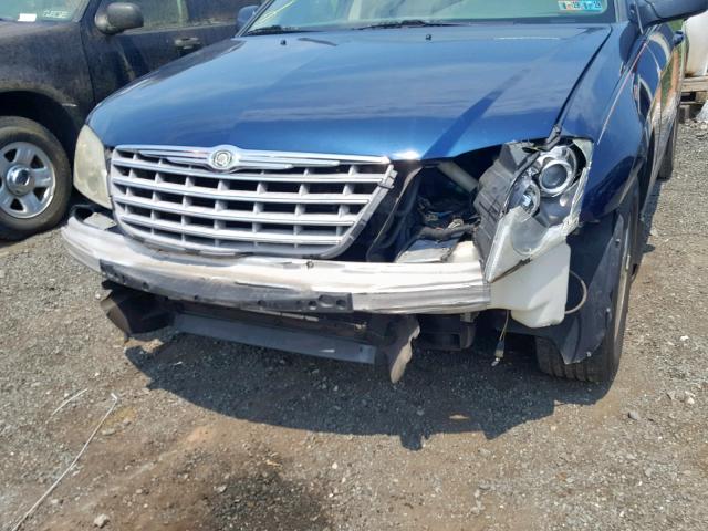 2C8GF68484R523056 - 2004 CHRYSLER PACIFICA BLUE photo 9