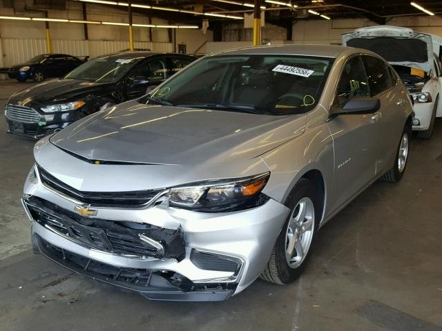 1G1ZB5ST7HF293323 - 2017 CHEVROLET MALIBU LS ნაცრისფერი ფოტო 2