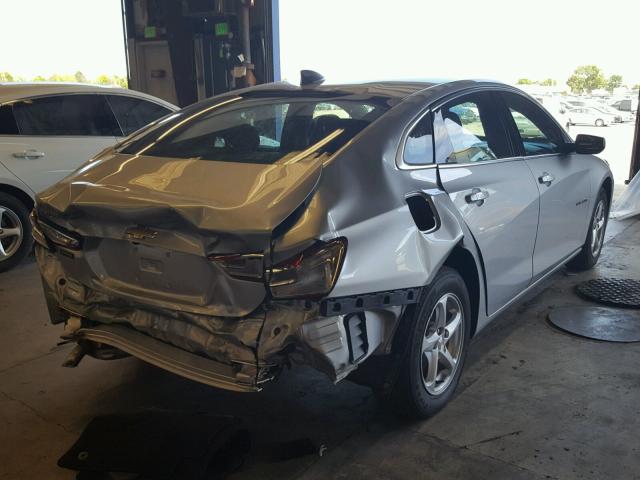 1G1ZB5ST7HF293323 - 2017 CHEVROLET MALIBU LS ნაცრისფერი ფოტო 4