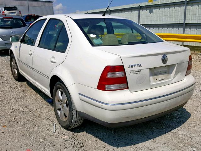 3VWSK69M74M067660 - 2004 VOLKSWAGEN JETTA GLS WHITE photo 3