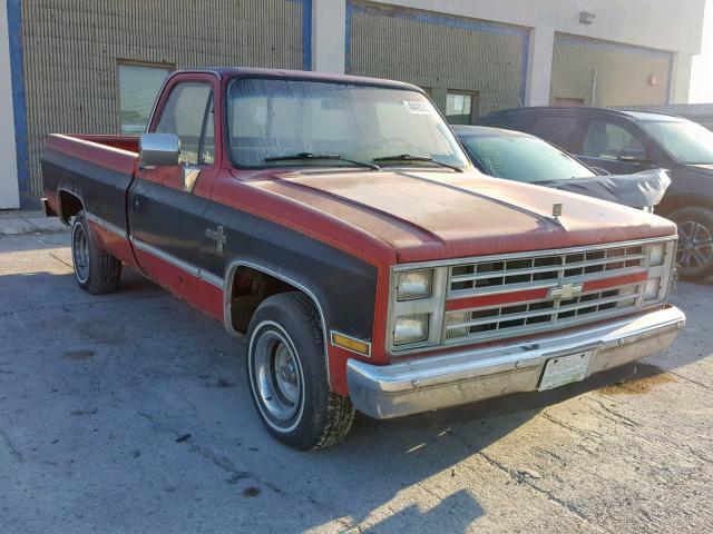 1GCDR14K0HF334451 - 1987 CHEVROLET R10 TWO TONE photo 1