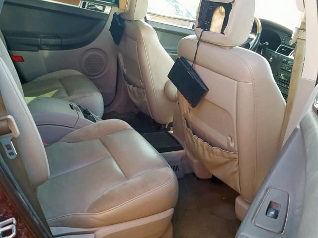 2A8GF78X78R649800 - 2008 CHRYSLER PACIFICA L MAROON photo 6