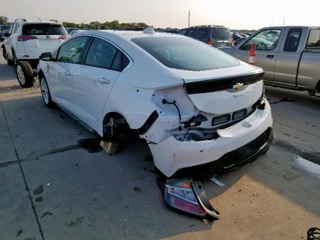 1G1RB6S5XJU155364 - 2018 CHEVROLET VOLT PREMI WHITE photo 3