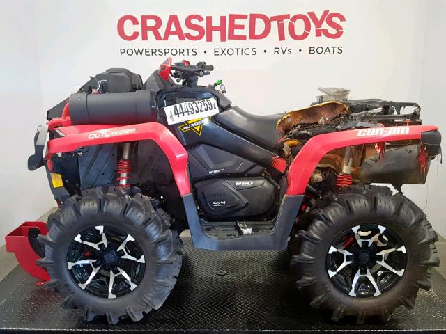 3JBLWAU40JJ000615 - 2018 CAN-AM OUTLANDER RED photo 3