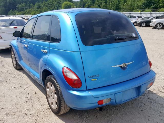 3A8FY48B38T163023 - 2008 CHRYSLER PT CRUISER BLUE photo 3