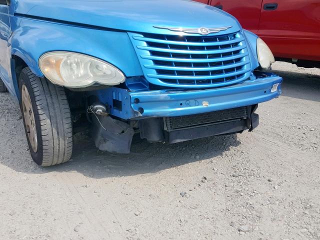 3A8FY48B38T163023 - 2008 CHRYSLER PT CRUISER BLUE photo 9