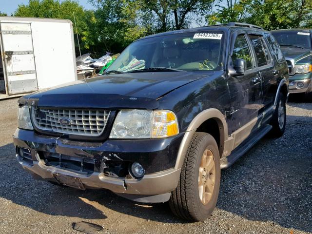 1FMDU74W43ZA08935 - 2003 FORD EXPLORER E BLACK photo 2