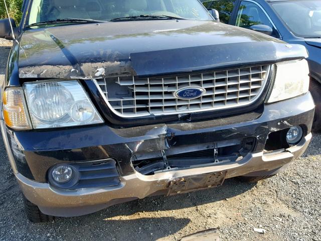 1FMDU74W43ZA08935 - 2003 FORD EXPLORER E BLACK photo 9