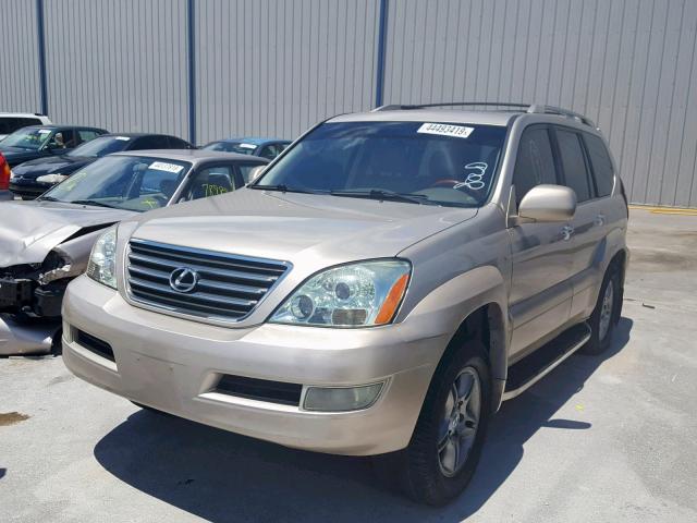 JTJBT20X480161808 - 2008 LEXUS GX 470 GOLD photo 2