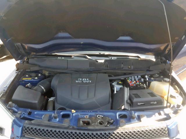 2CNDL037296213243 - 2009 CHEVROLET EQUINOX SP BLUE photo 7