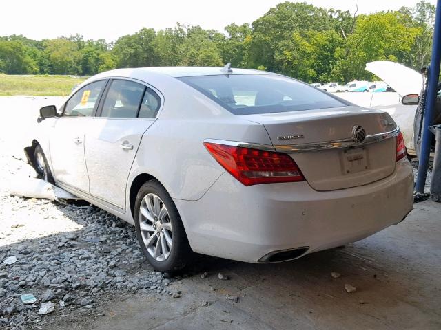 1G4GB5G38EF215521 - 2014 BUICK LACROSSE WHITE photo 3