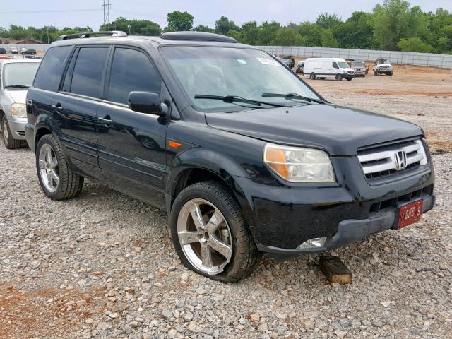 5FNYF28318B012330 - 2008 HONDA PILOT SE BLACK photo 1