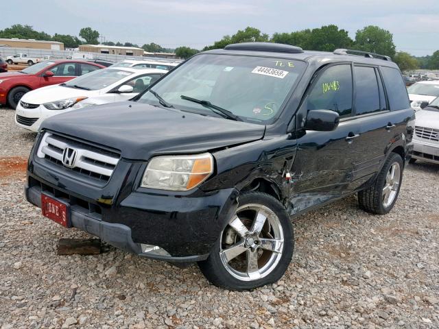 5FNYF28318B012330 - 2008 HONDA PILOT SE BLACK photo 2