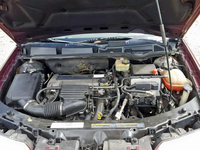 1G8AJ52F33Z122443 - 2003 SATURN ION LEVEL BURGUNDY photo 7