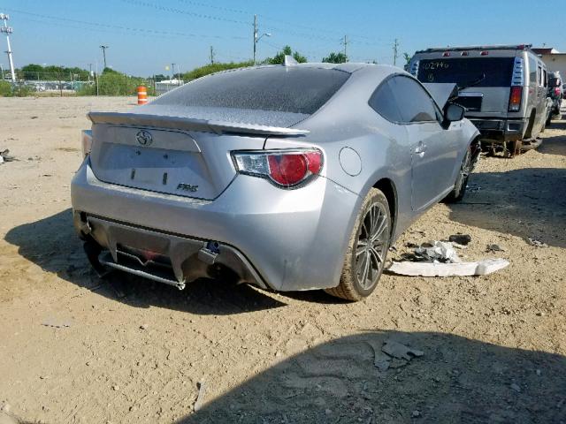 JF1ZNAA16F9706311 - 2015 TOYOTA SCION FR-S SILVER photo 4