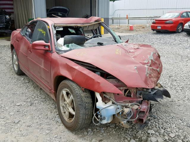 1G2WP52K6YF276956 - 2000 PONTIAC GRAND PRIX RED photo 1