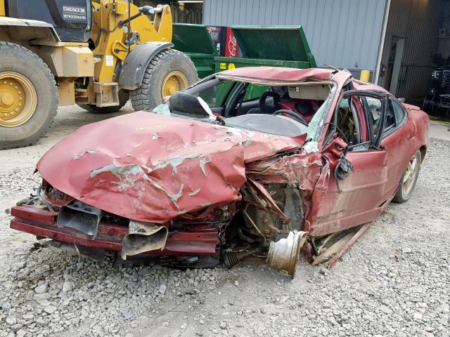 1G2WP52K6YF276956 - 2000 PONTIAC GRAND PRIX RED photo 2