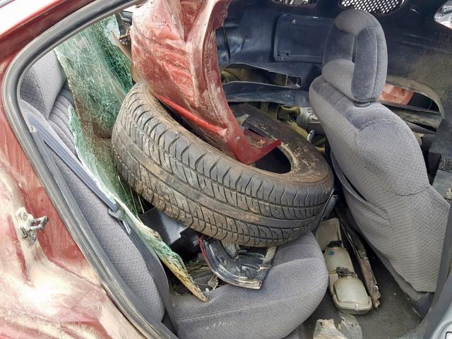 1G2WP52K6YF276956 - 2000 PONTIAC GRAND PRIX RED photo 6