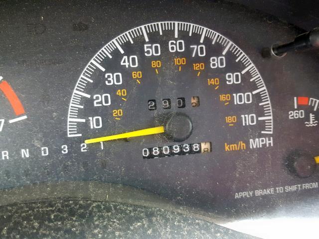 1G2WP52K6YF276956 - 2000 PONTIAC GRAND PRIX RED photo 8