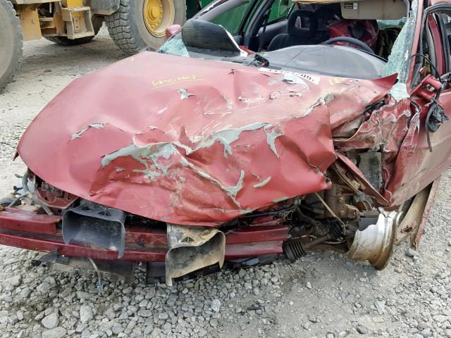 1G2WP52K6YF276956 - 2000 PONTIAC GRAND PRIX RED photo 9