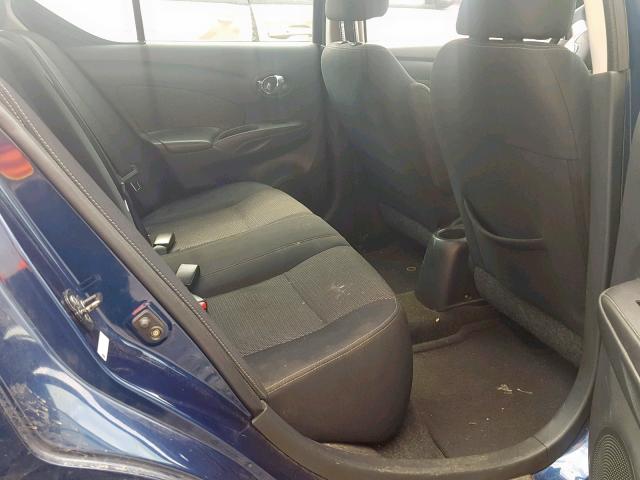 3N1CN7AP3EL843917 - 2014 NISSAN VERSA S BLUE photo 6