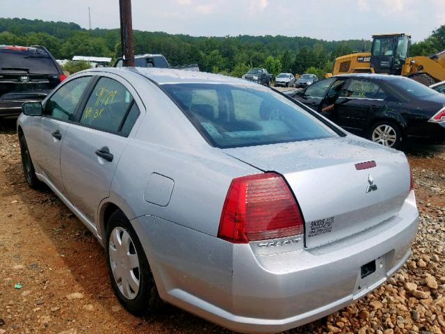 4A3AB26F84E091501 - 2004 MITSUBISHI GALANT DE SILVER photo 3