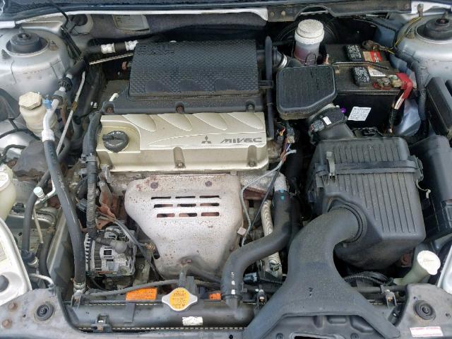 4A3AB26F84E091501 - 2004 MITSUBISHI GALANT DE SILVER photo 7