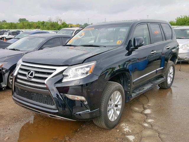 JTJBM7FX8H5161413 - 2017 LEXUS GX BLACK photo 2